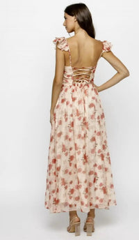 Storia - Floral Asymmetric Maxi Dress