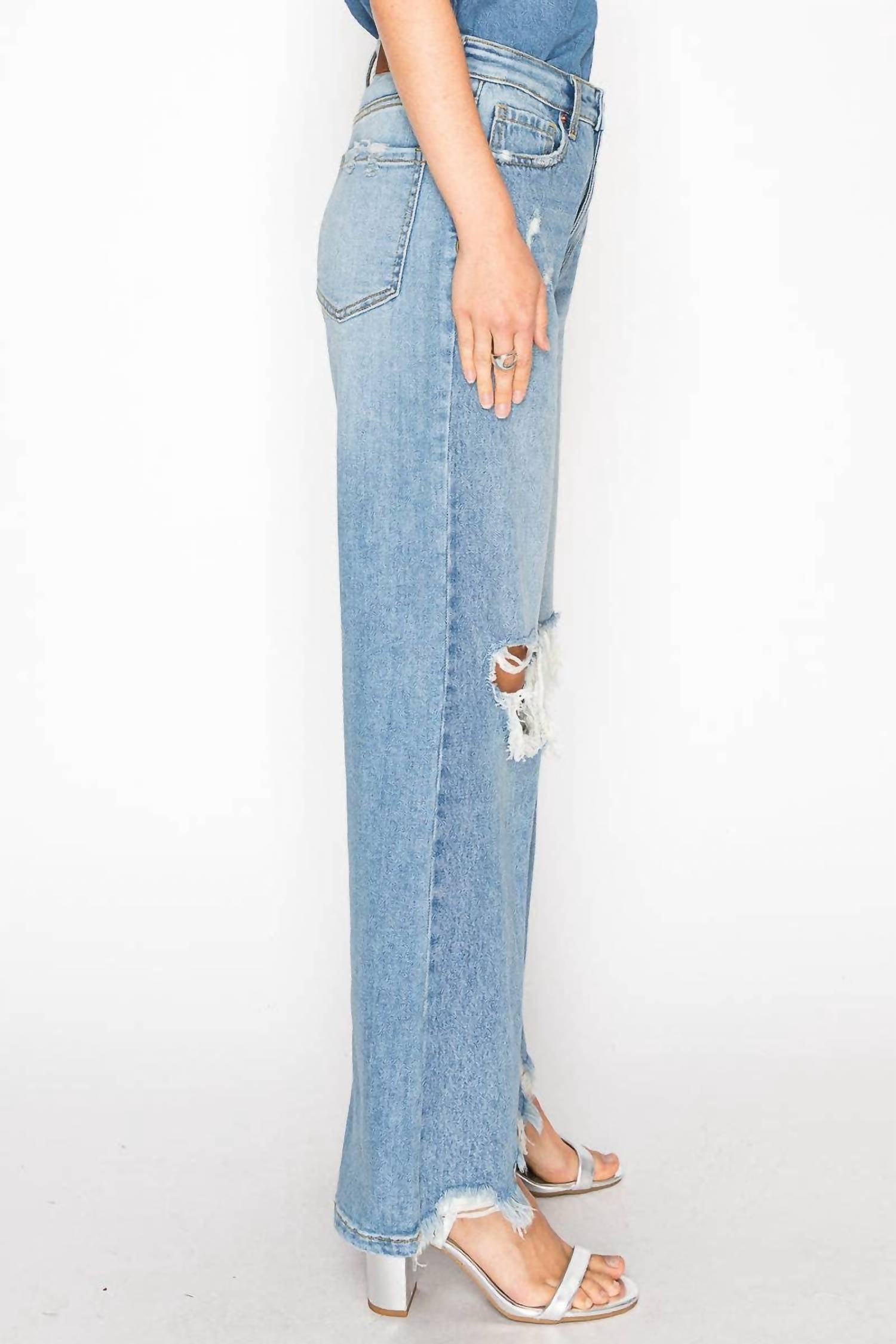 Artemis Vintage - Hybrid High Rise Relaxed Flare Jeans