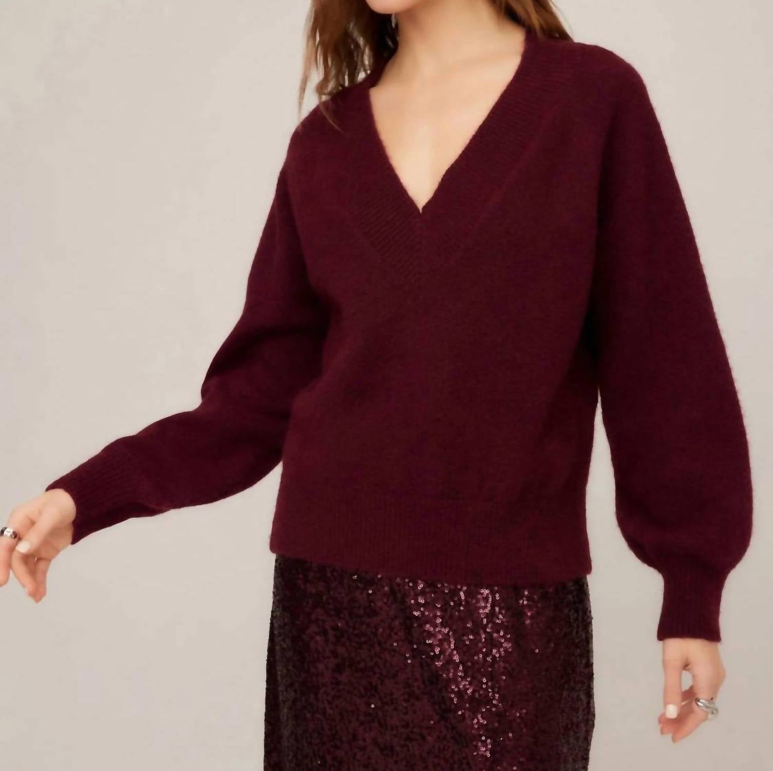 Fifteen Twenty - Heather V-neck Sweater