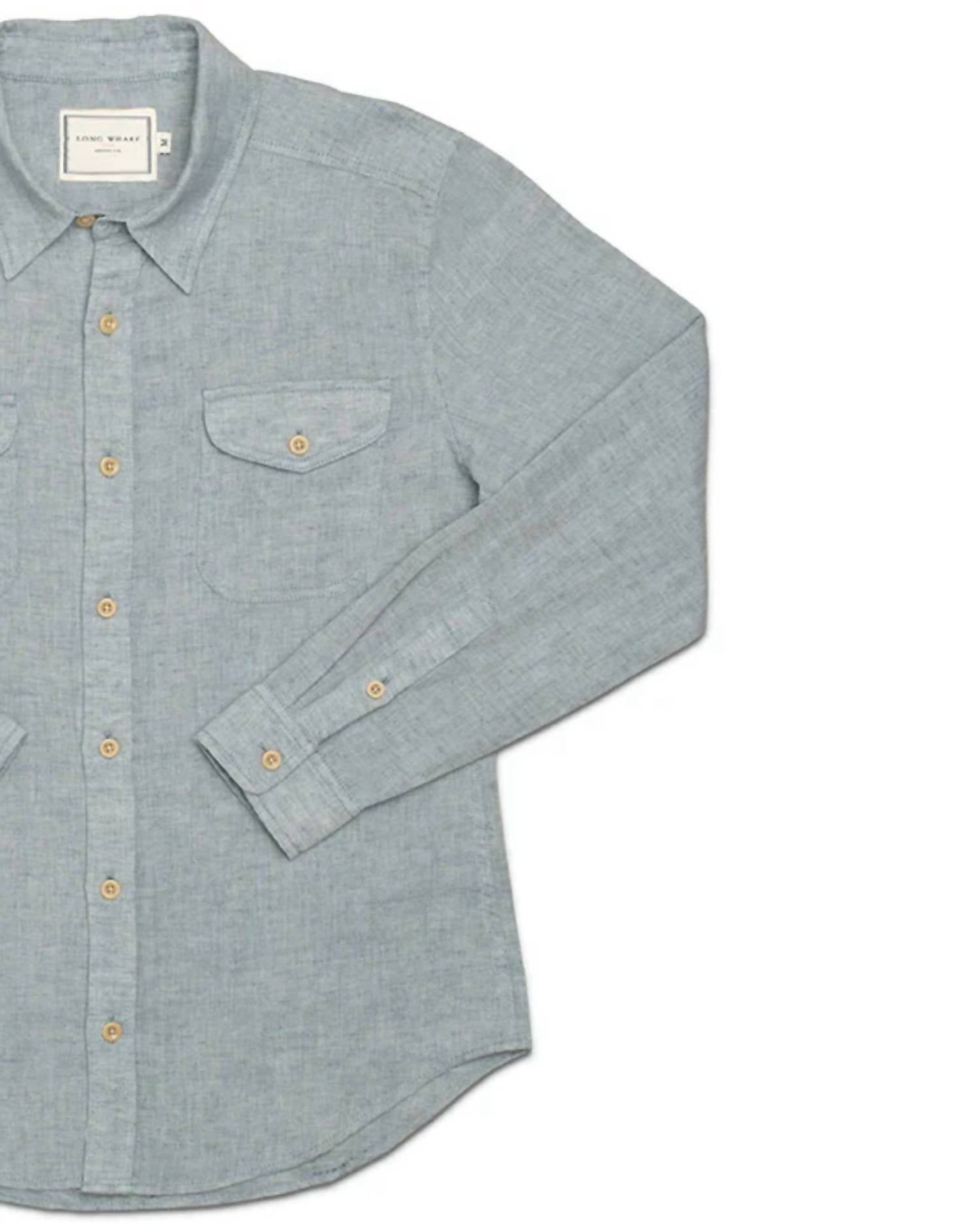 Long Wharf Supply Co. - Men's Seawell Linen Work Shirt