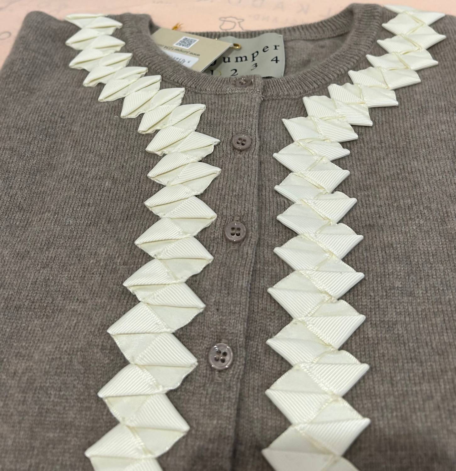 Jumper1234 - Twisted Ribbon Cardigan