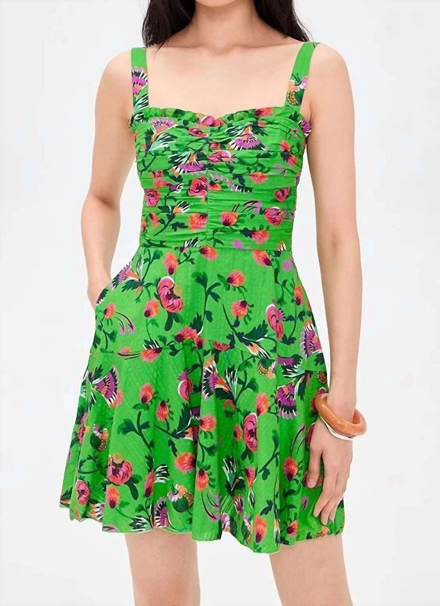 Saloni - Saffier Apple Rae Short Dress