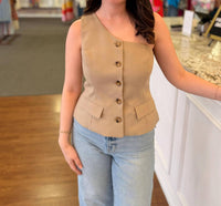 Grey Lab - City Chic One-Shoulder Vest Top