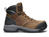 Keen Men's Met-guard Evanston Waterproof Work Boot in bison black - men's boots