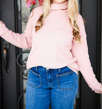 Staccato - Waffle Turtle Neck Sweater