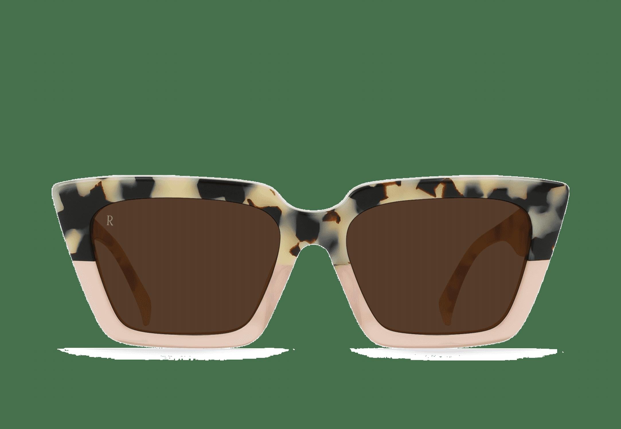 RAEN Optics Women's Keera Cat-eye Sunglasses in ivory coral carob - women's accessory