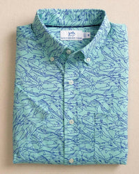 Southern Tide - Shark Bait brrr Intercoastal Short Sleeve Sport Shirt