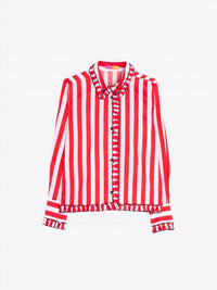 Vilagallo - Ruffles Striped Shirt