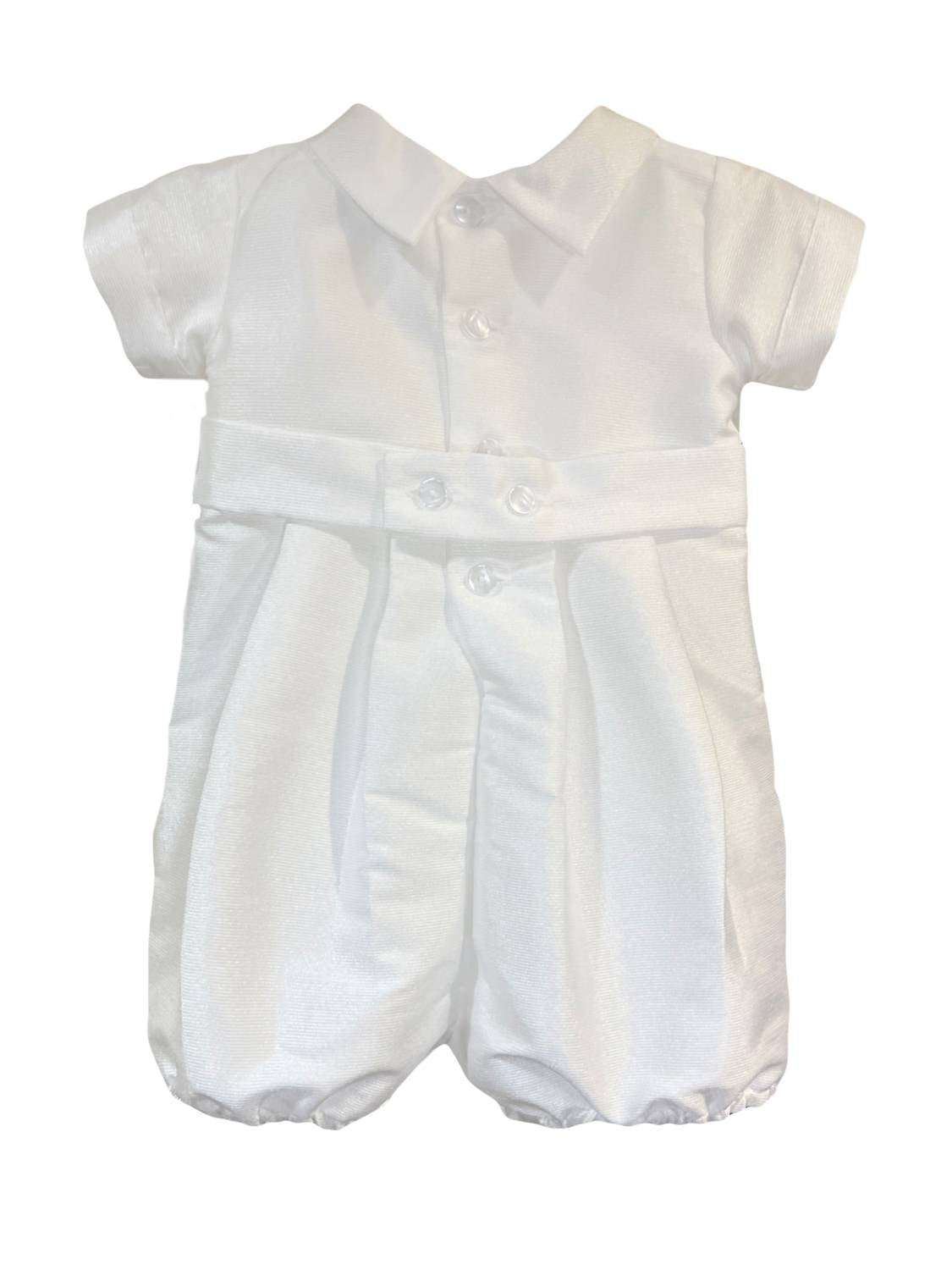 Swea Pea & Lilli - Kid's 2-Piece Poly Bengaline Romper With Bonnet