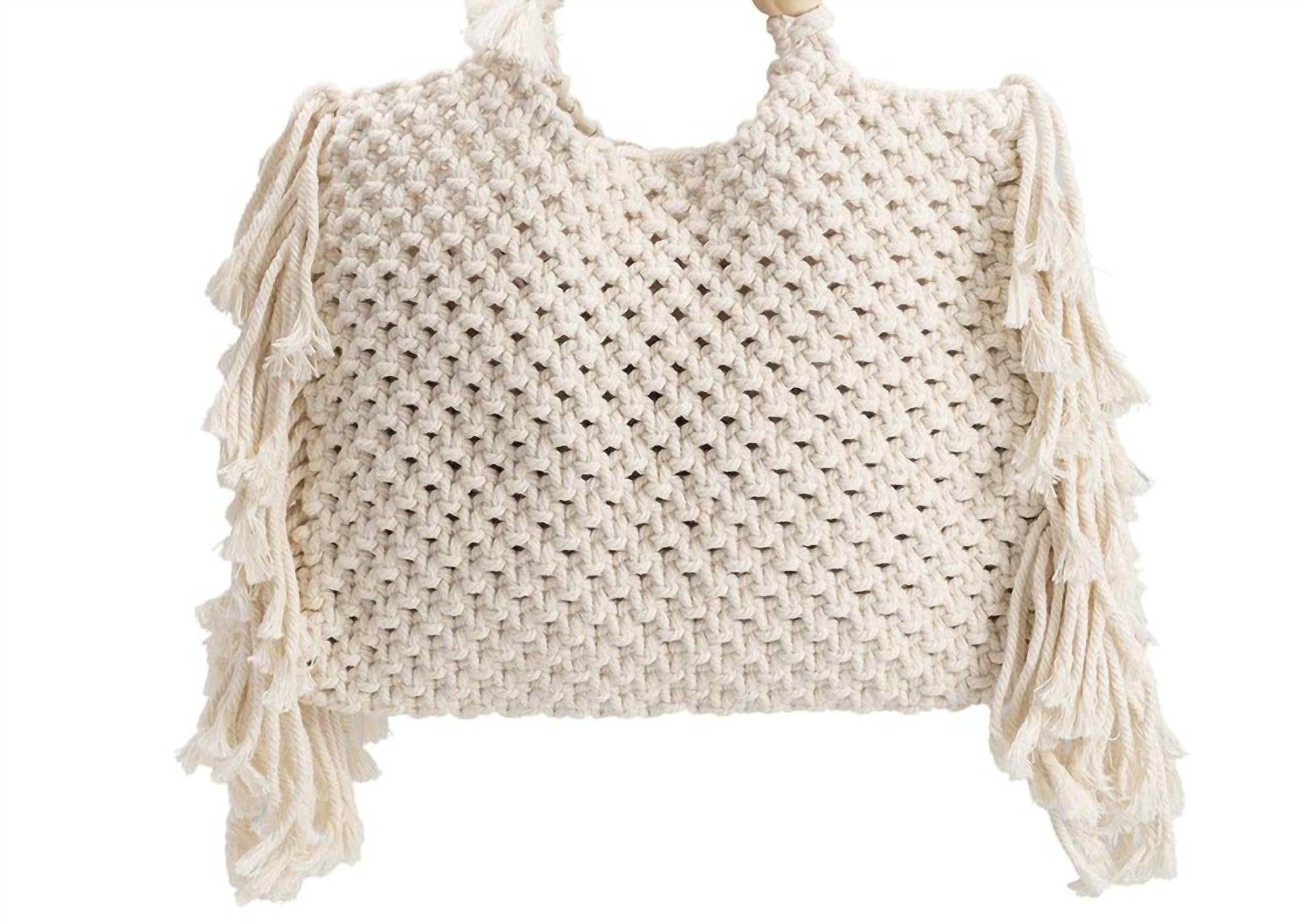 Melie Bianco - Women's Crotchet Tote Bag
