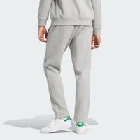 adidas Trefoil Essentials French Terry Pants in medium grey heather - men's pants - detail view