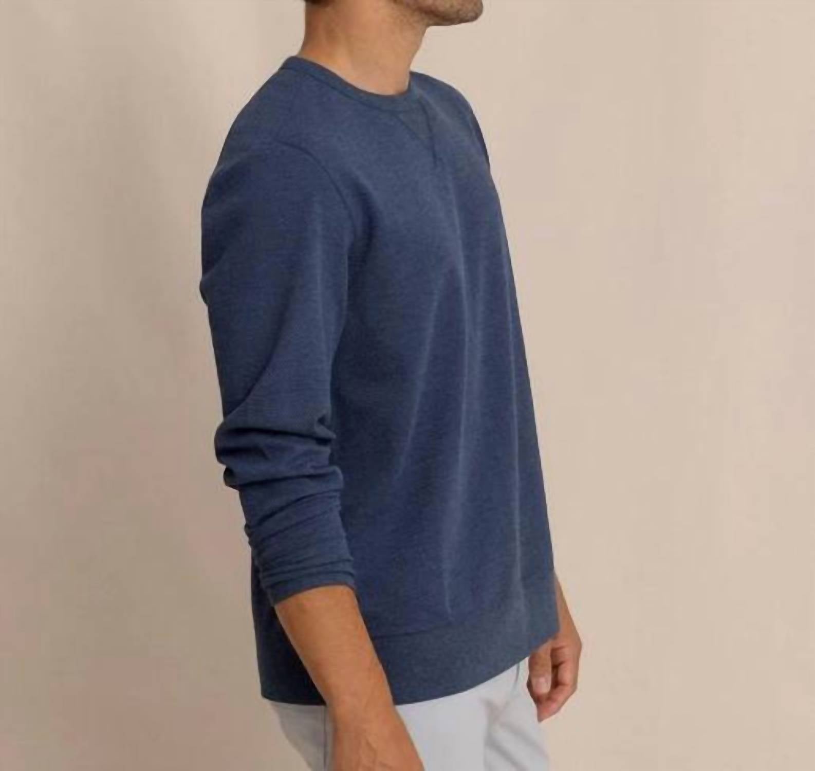 Southern Tide - Lowland Luxe Textured Crew Top