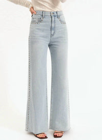Daze - Far Out Highrise Wide Leg Jeans