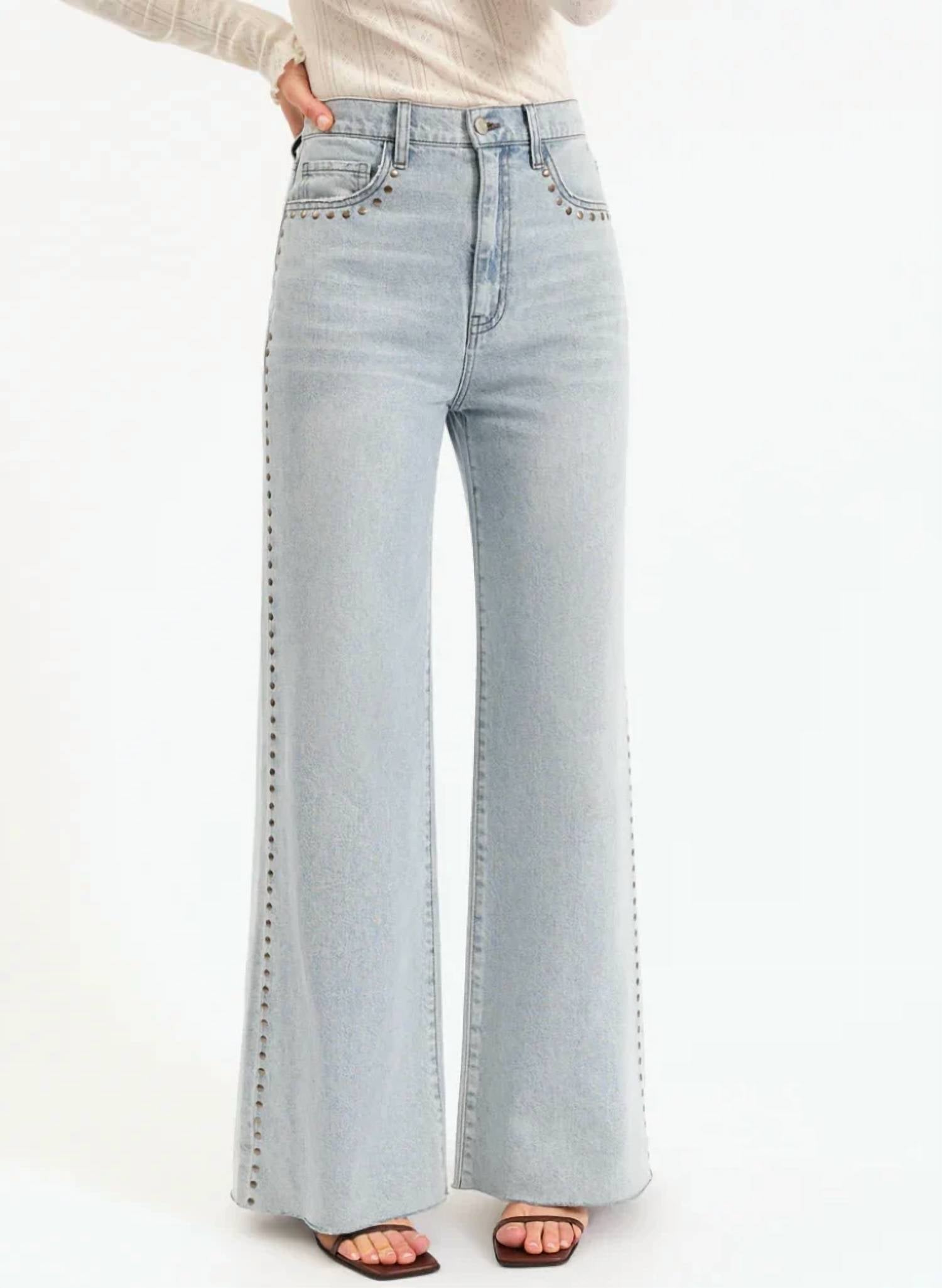 Daze - Far Out Highrise Wide Leg Jeans