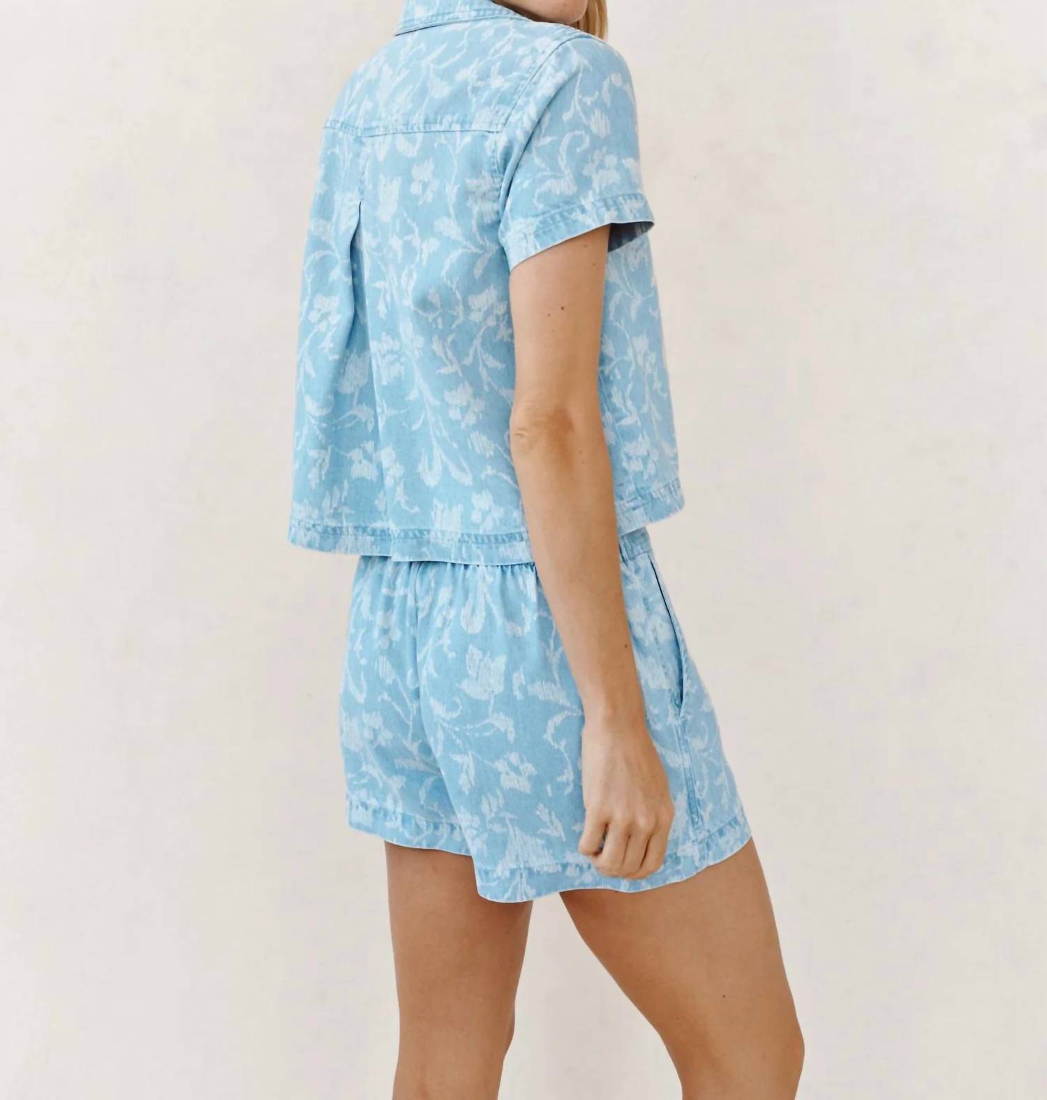 Bella Dahl - Short Sleeve Pocket Button Down Top