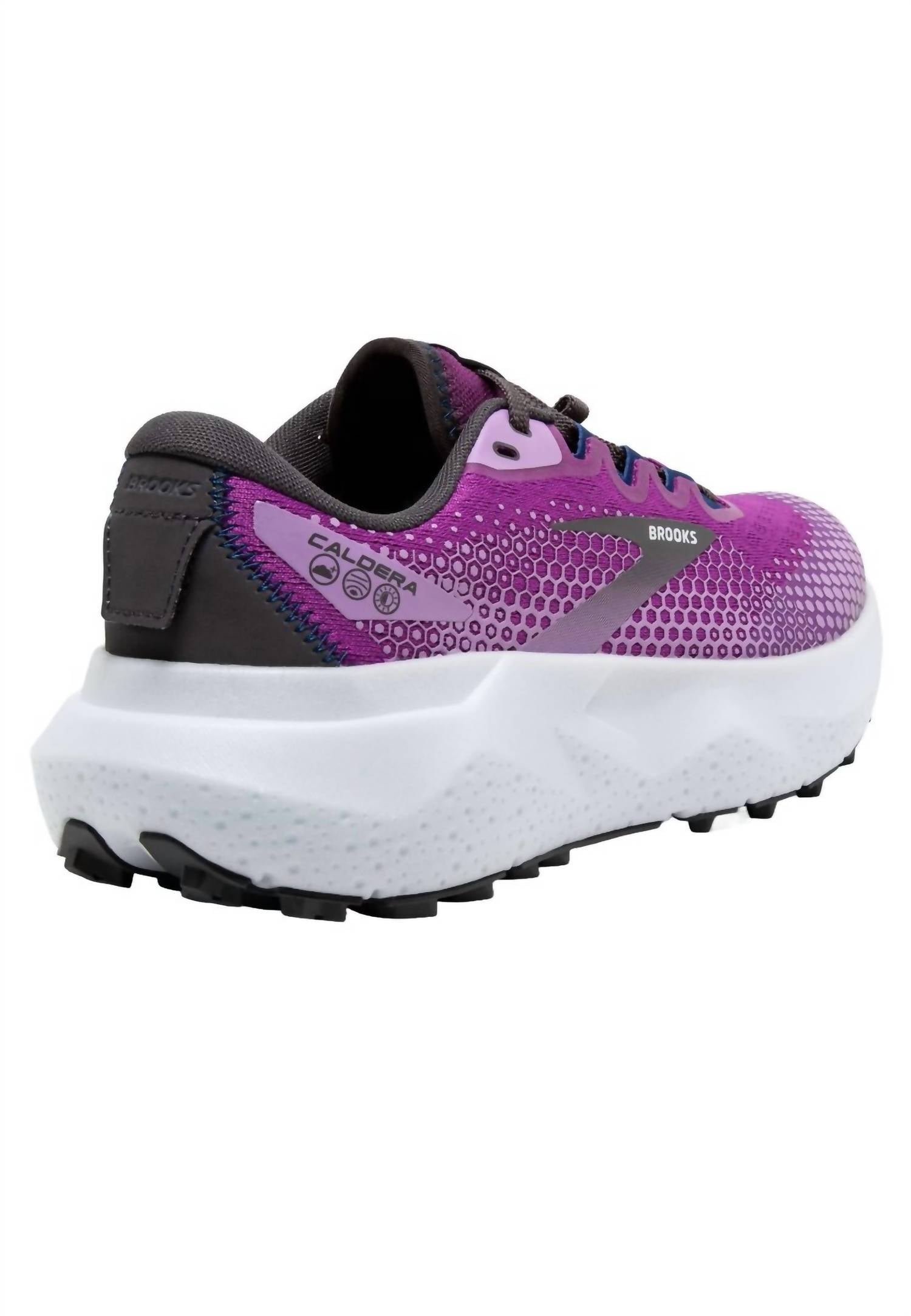 BROOKS Women's Caldera 6 Trail Running Shoes in purple violet navy - women's shoe - view 4