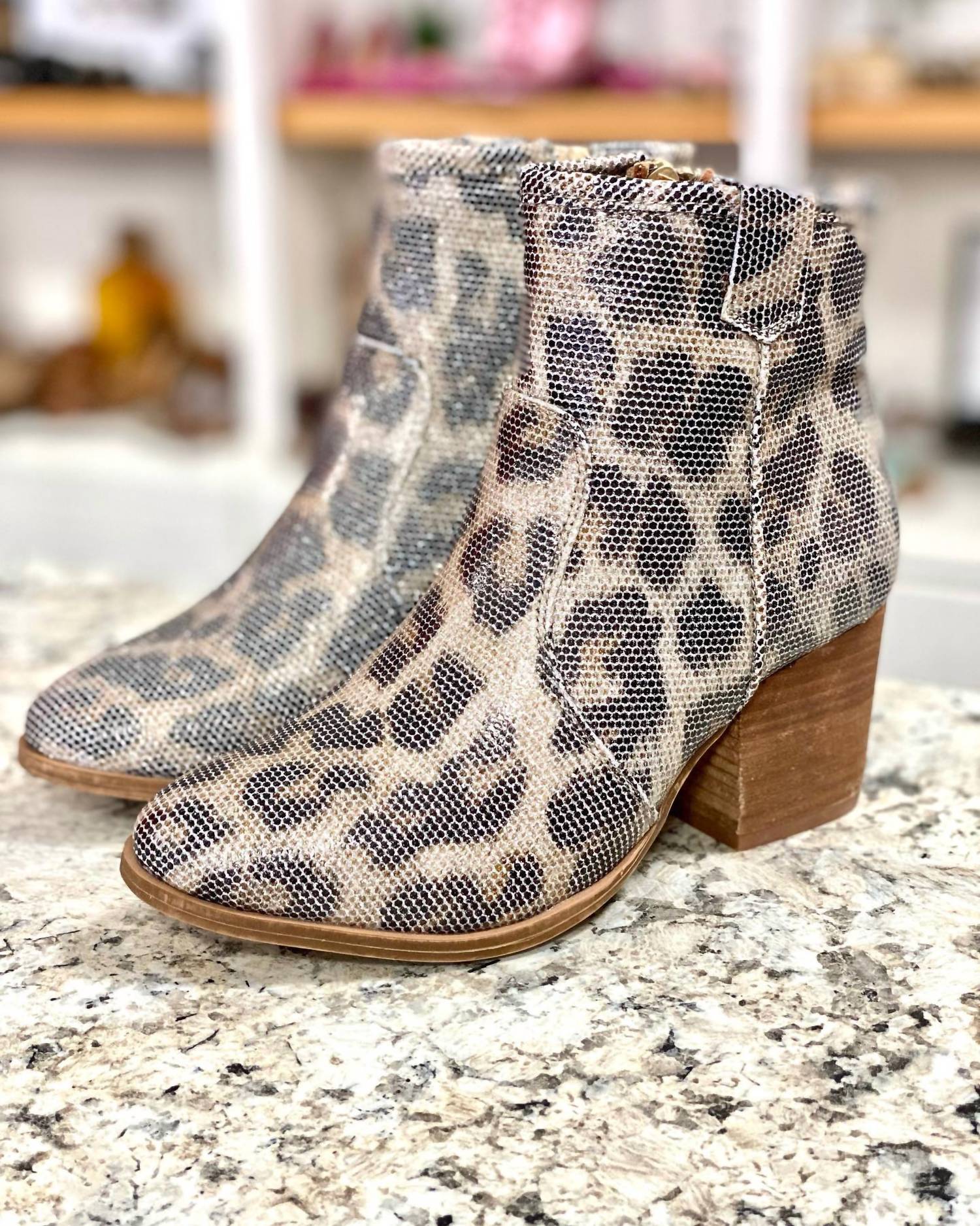Very G - Women's Carlos Leopard Bootie