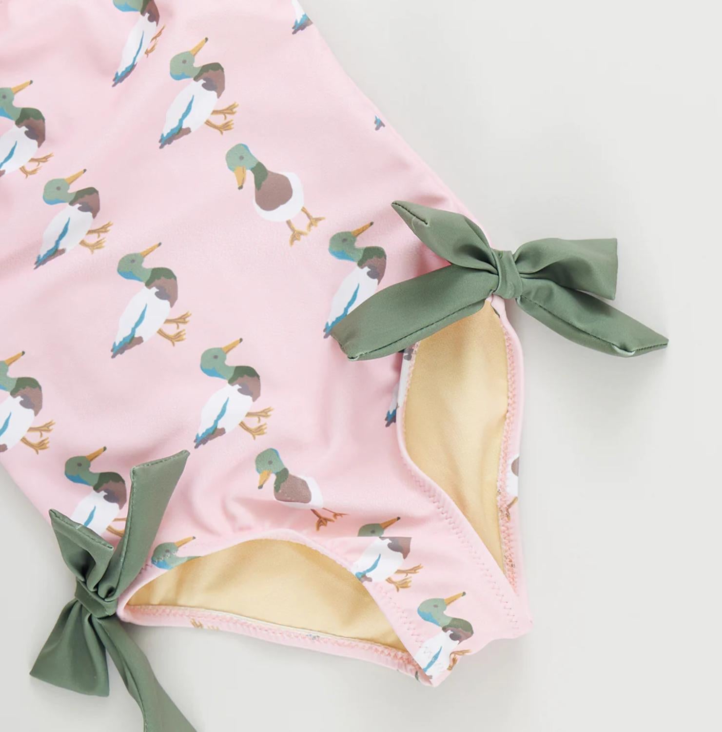 Pink Chicken - Girl's Mallard Friends Swimsuit