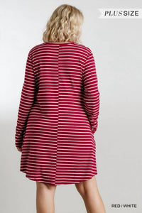 Umgee - Striped Casual Dress