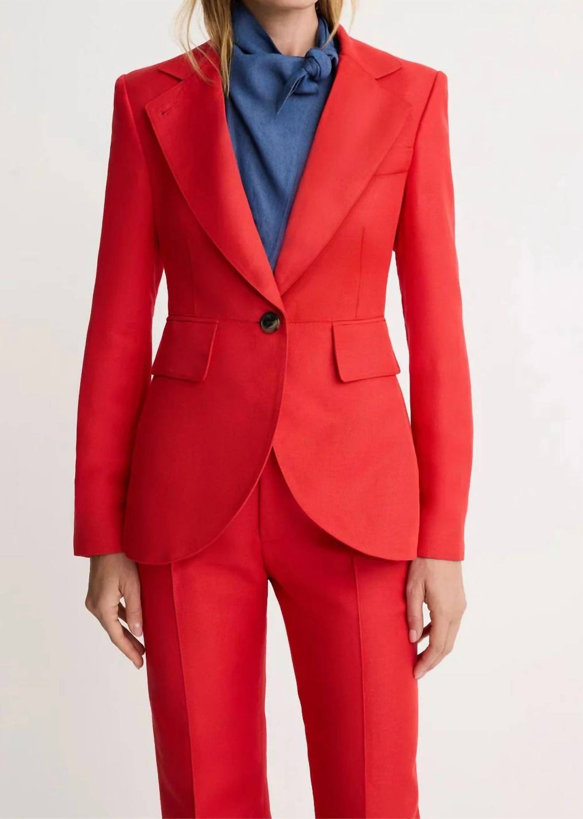 Smythe - Seamed Long Sleeve Blazer