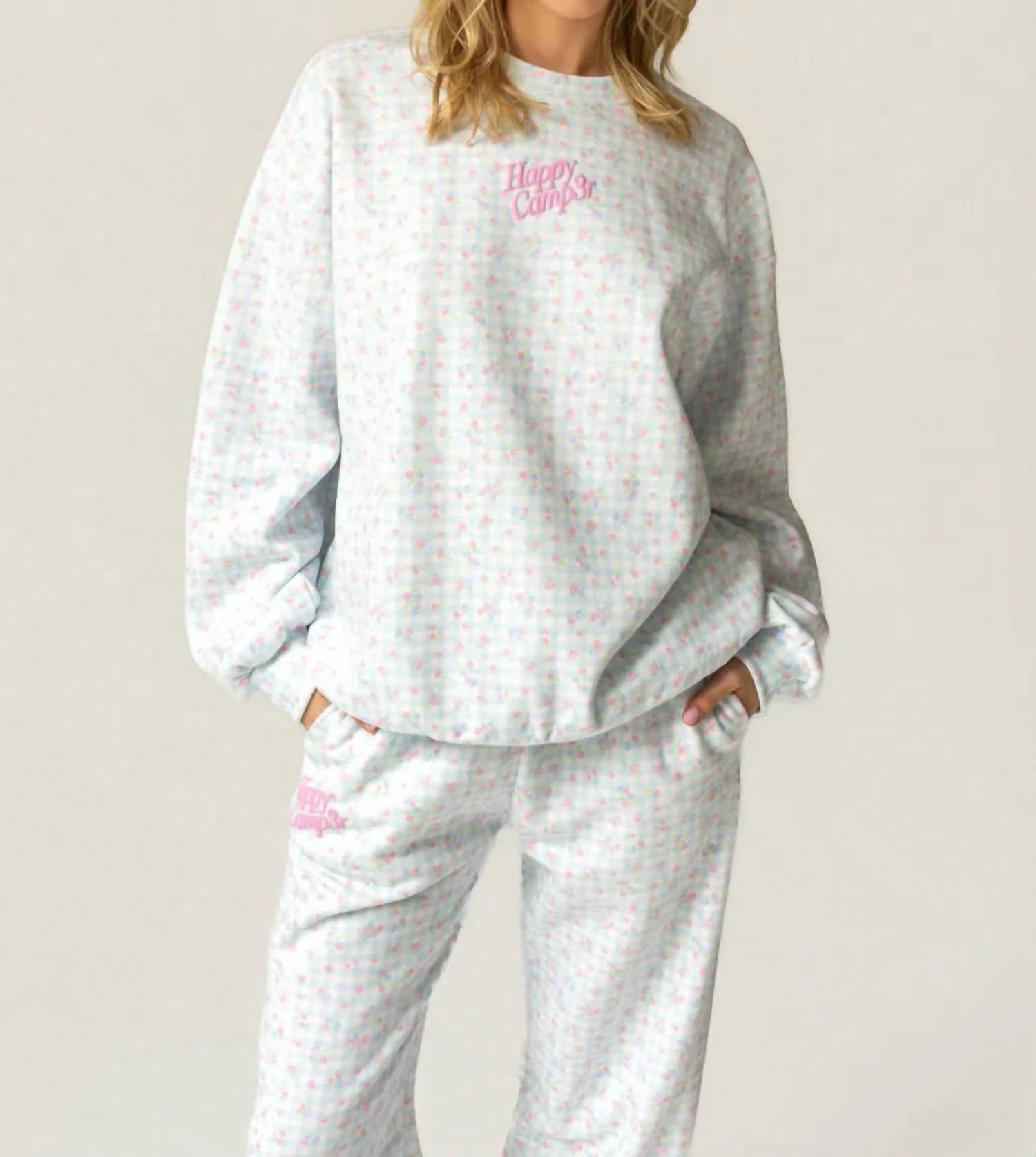 The Happy Camp3R - Bluebell Picnic Crewneck Sweatshirt