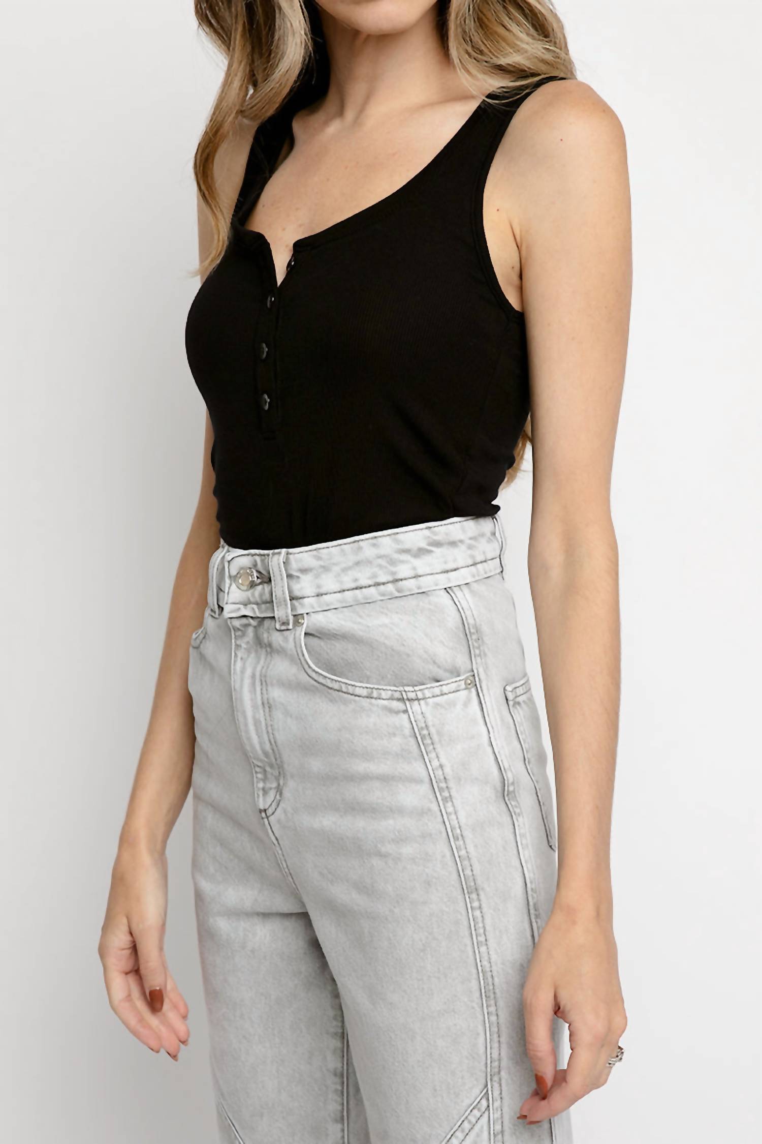 L'Agence - Kate Henley Tank Top