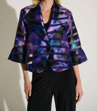 Joseph Ribkoff - Abstract Print Swing Style Jacket