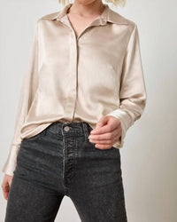 Lilla P - Satin Button Down