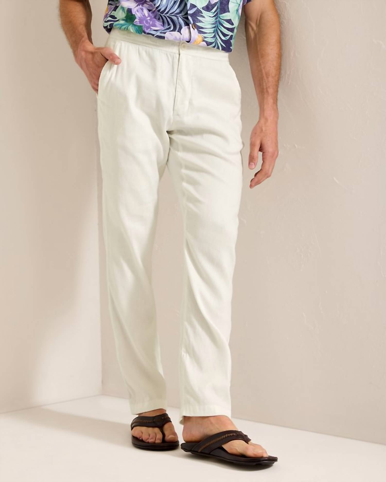 Tommy Bahama - Beach Coast Linen Pull On Pant 32 Inseam