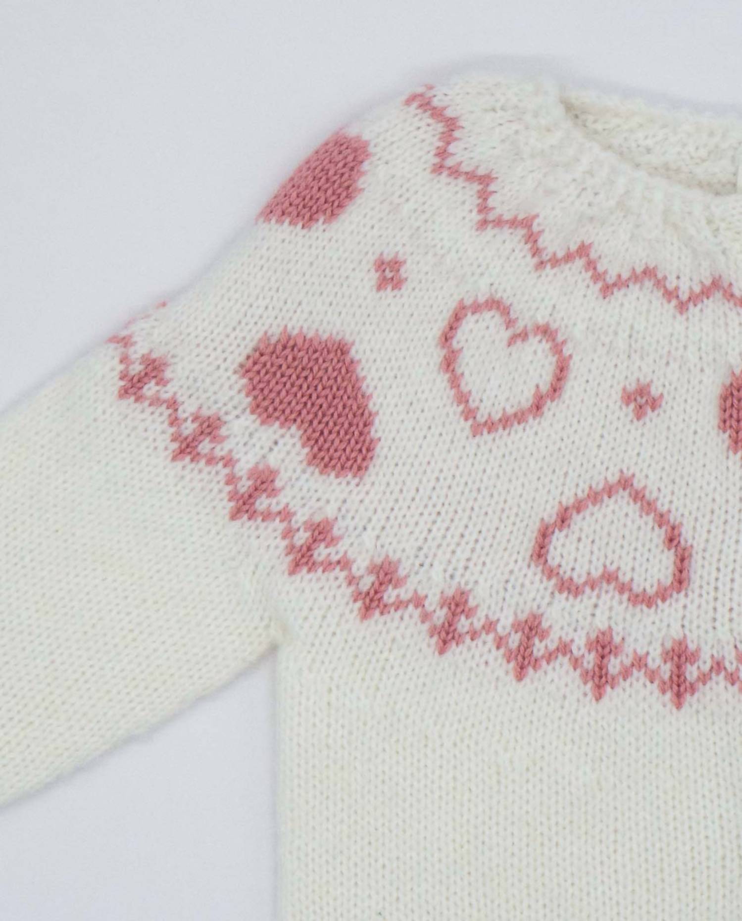 Fina Ejerique - Girl's Heart Knit Cardigan