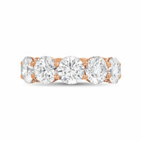 Diana M Jewels - Women's Round Lab-Grown Diamond Eternity Band (8.00 Ct) - Elegant Plus