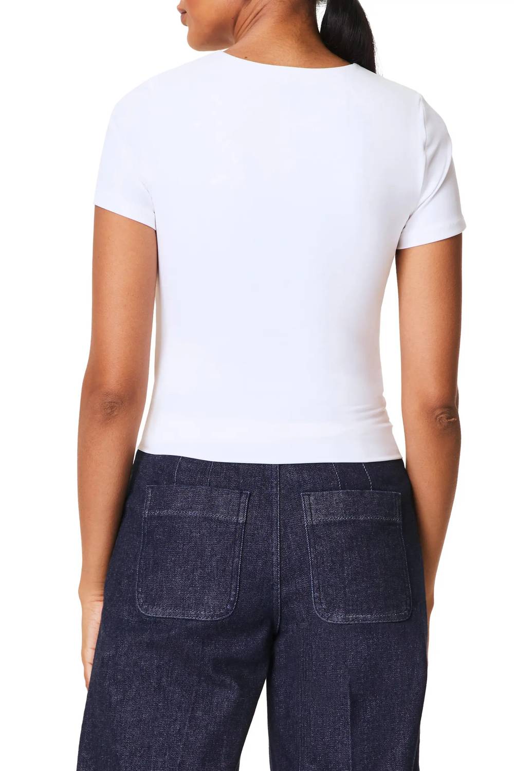 Spanx - Smothing Jersey Short Sleeve Crew T-Shirt