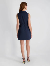 French Connection - Azra Twill Belted Mini Dress