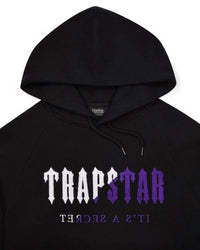 Trapstar Men’s Chenille Decoded Hooded Tracksuit in black purple - men's item - alternate view