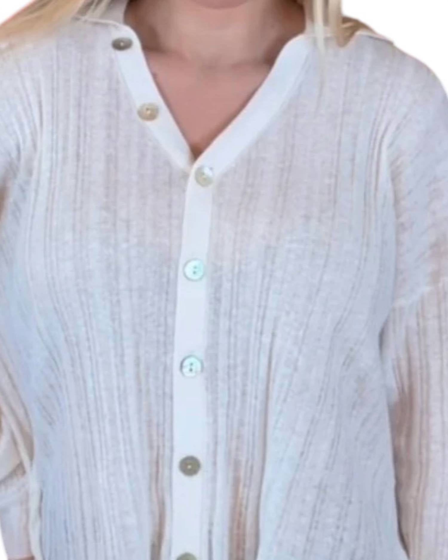 Colorush - Barrel Button Down Polo Sweater