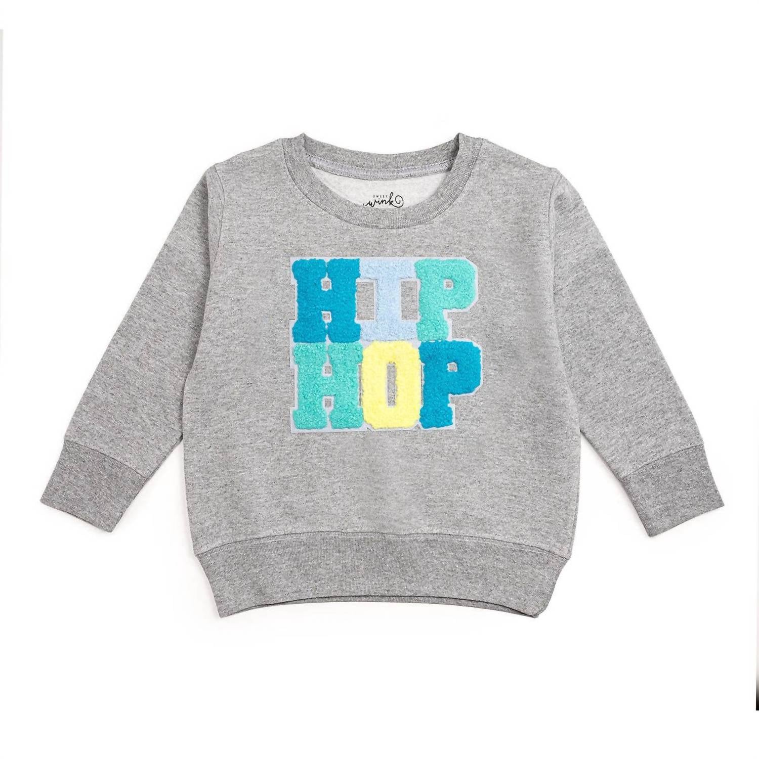 Sweet Wink - Kid's "hip Hop" Patch Sweatshirt