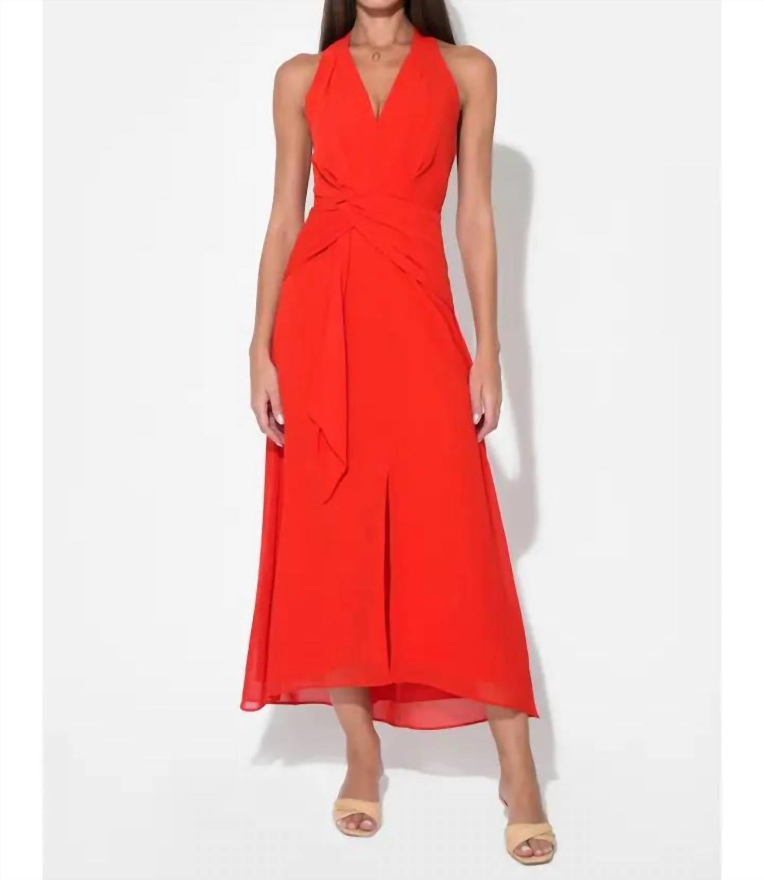 Adelyn Rae - Jessika Halter Midi Dress