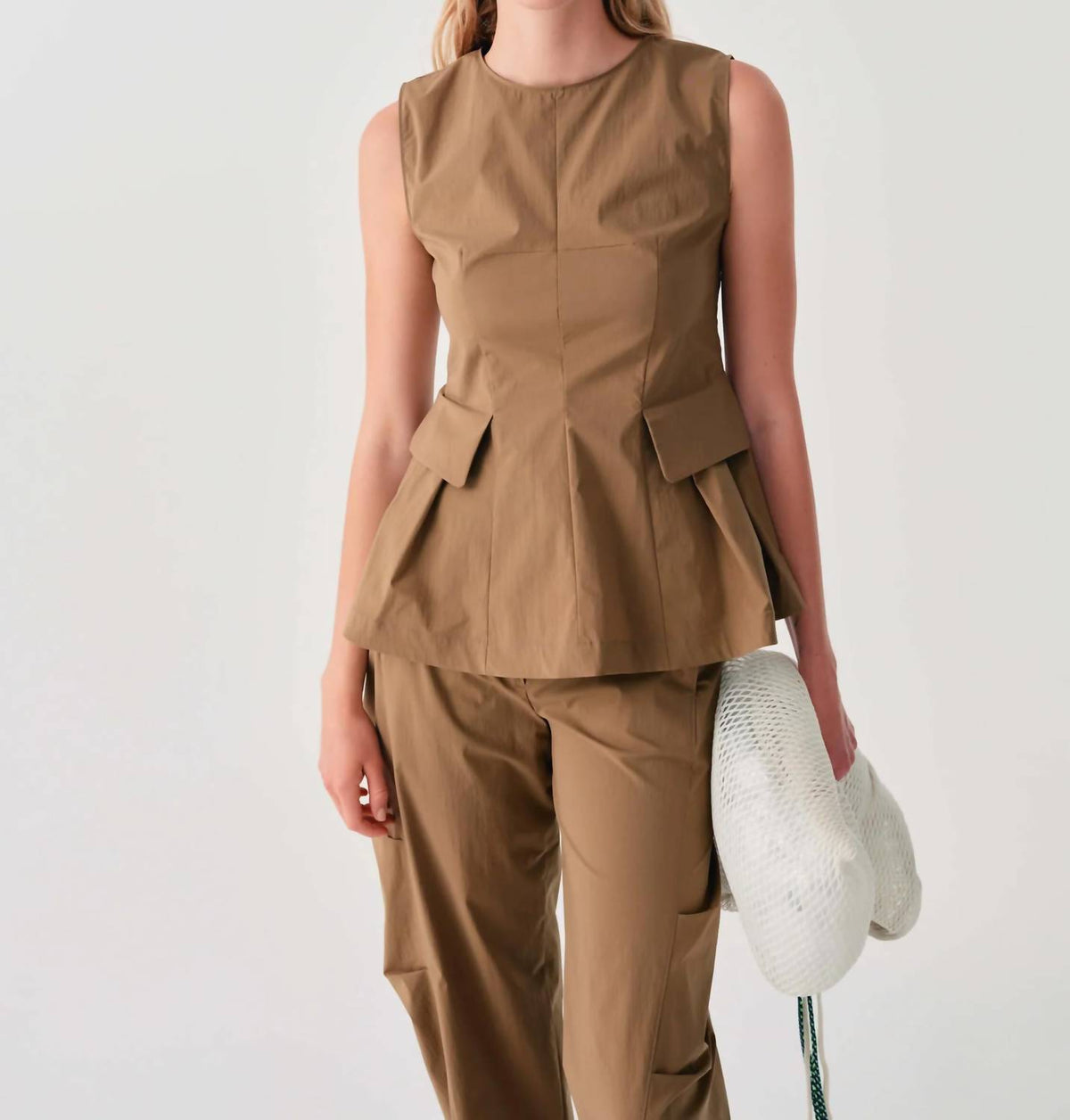 Beatrice .B - STRUCTURED SLEEVELESS TOP
