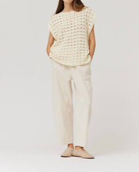 Grade & Gather - Cotton Crochet Top