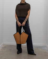 Hereu - Women's Calella Suede Trim Tote Bag