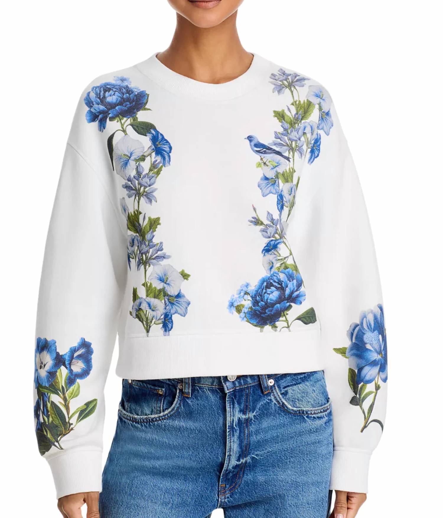 Alice + Olivia - Russell Relaxed Crewneck Sweatshirt