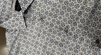 Calder Carmel - Men's Geometric Cotton Sport Shirt