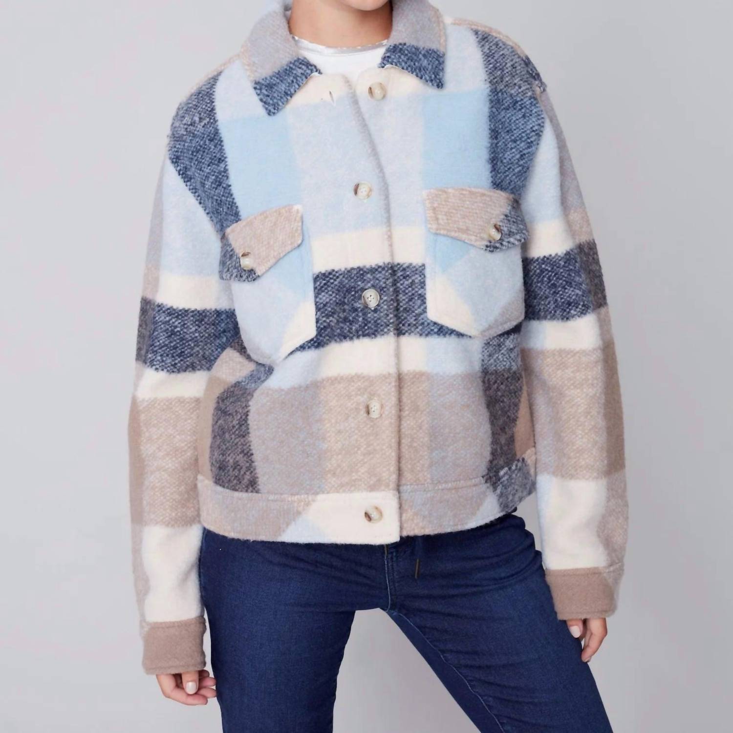 Charlie B - Zoe Boiled Wool Jacket