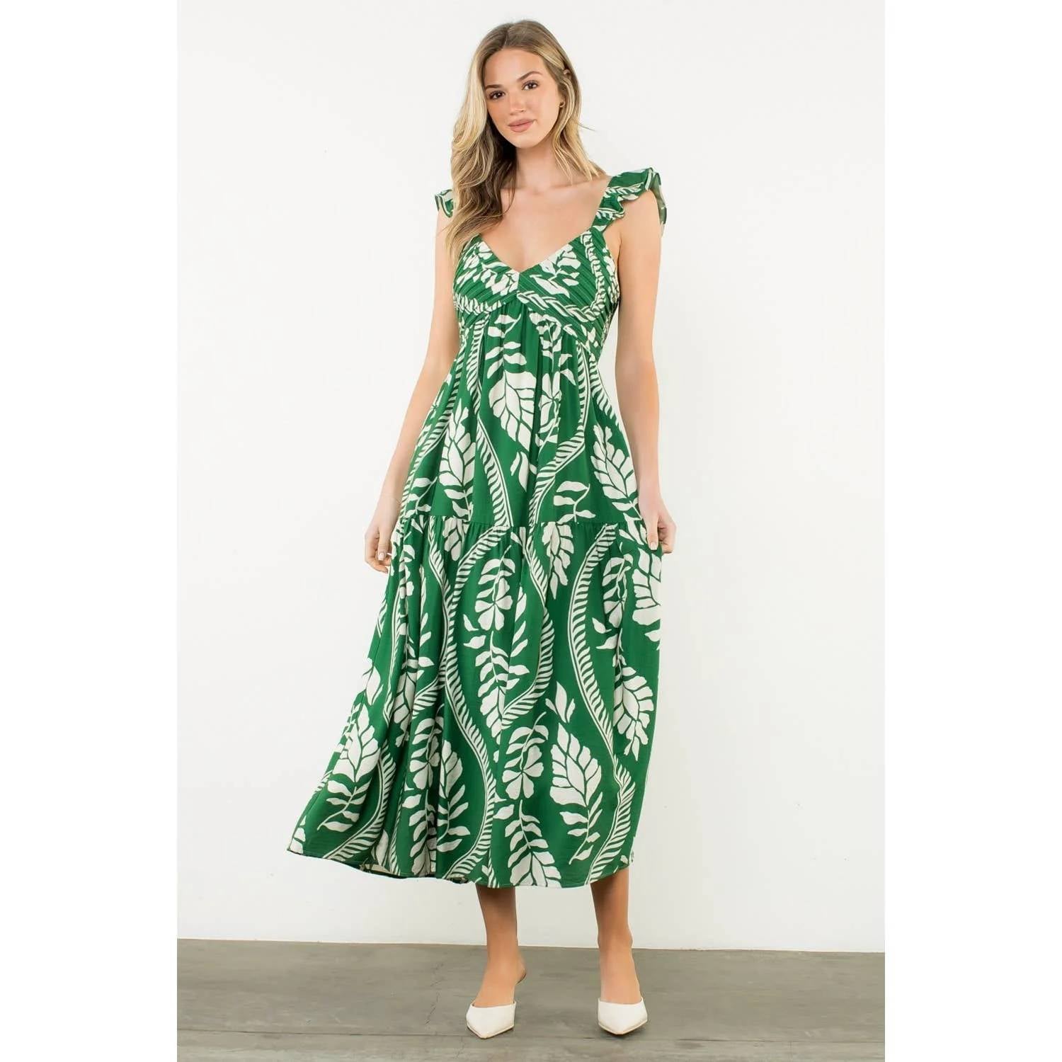 Thml - Flutter Sleeves Maxi Dress