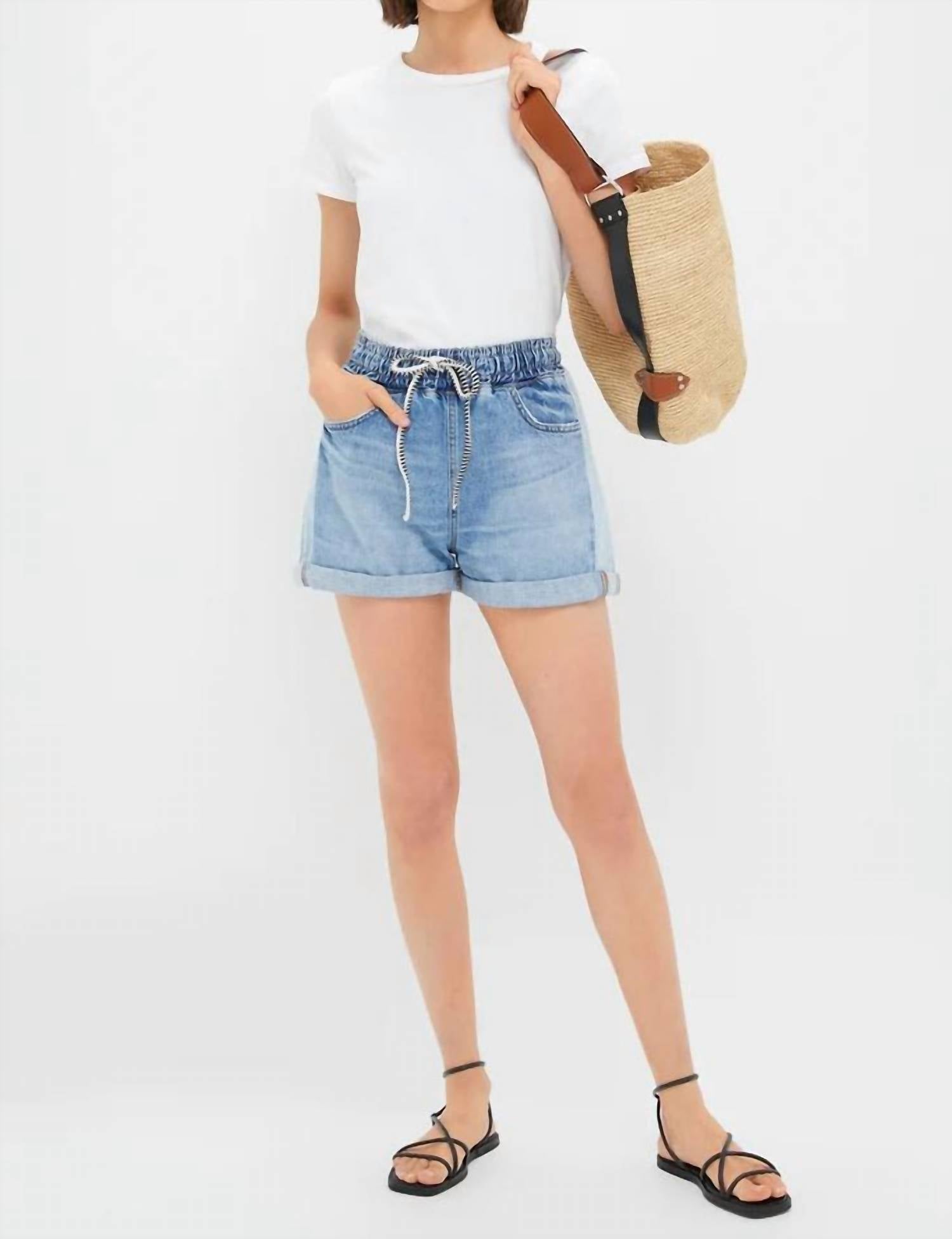 ASKK NY Cancun Short in blue - women's shorts - view 4