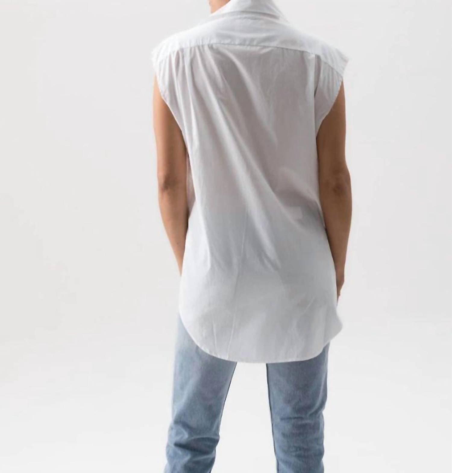 Wearcisco - Cut Off Button Down Top