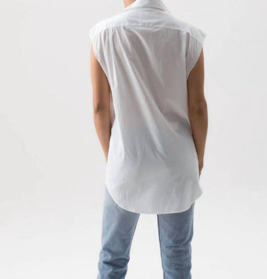 Wearcisco - Cut Off Button Down Top