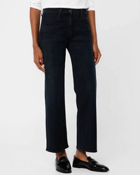 Mother Mid Rise Rambler Zip Ankle Jeans in night in venice - women's jeans - view 4