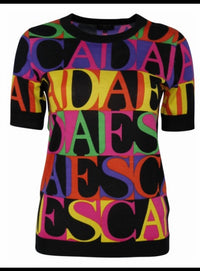 Escada - Authentic Logo Crewneck Short-sleeve Top