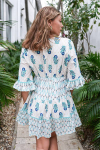Debbie Katz - Brisa Block Print Dress